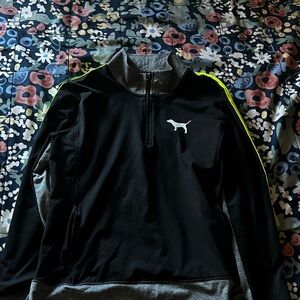 PINK Victoria's Secret Black and Gray Performance Jacket